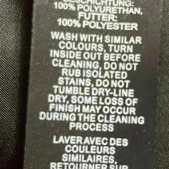 ASOS DESIGN Jacket Oversized Faux Leather Motocross Racer 3XL Black/White NWT - Picture 13 of 13